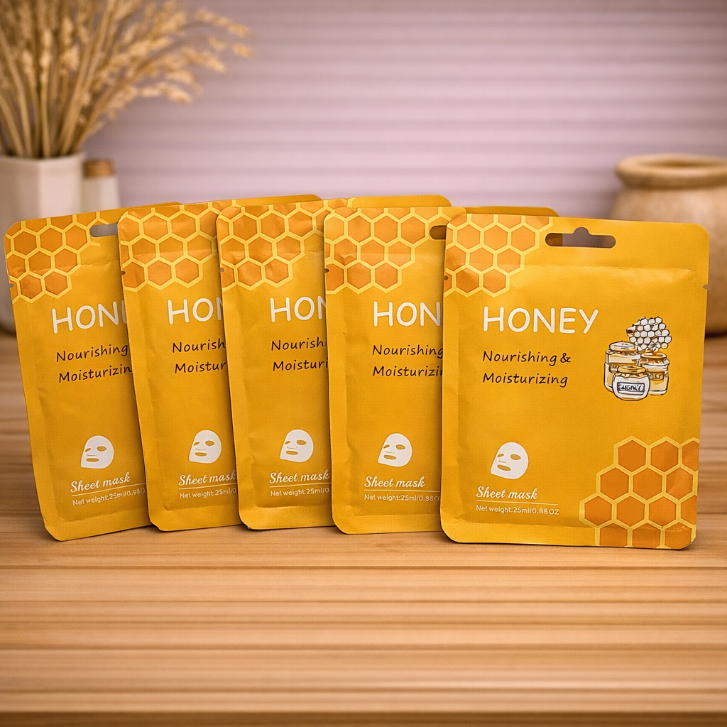 Sheet mask - Honing - 6 stuks