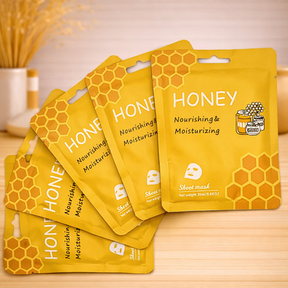 Sheet mask - Honing - 6 stuks