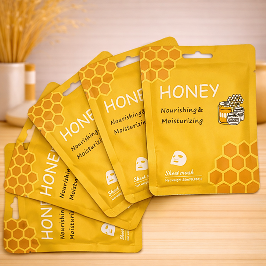 Sheet mask - Honing - 6 stuks