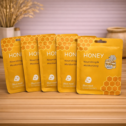 Sheet mask - Honing - 6 stuks