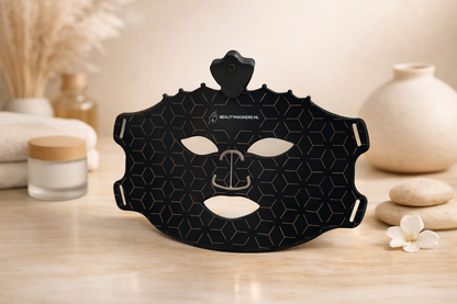 LED gezichtsmasker flexibel - zwart