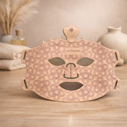 LED gezichtsmasker flexibel - beige