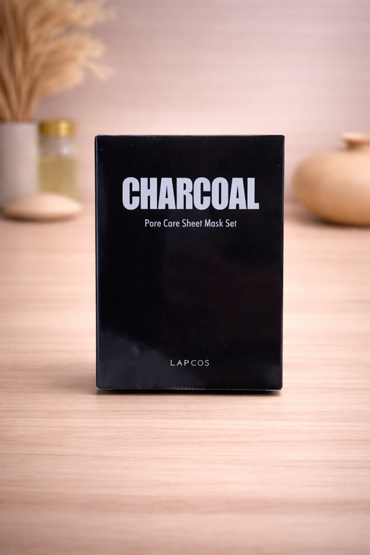 Sheet mask - Lapcos - Houtskool - 5 stuks