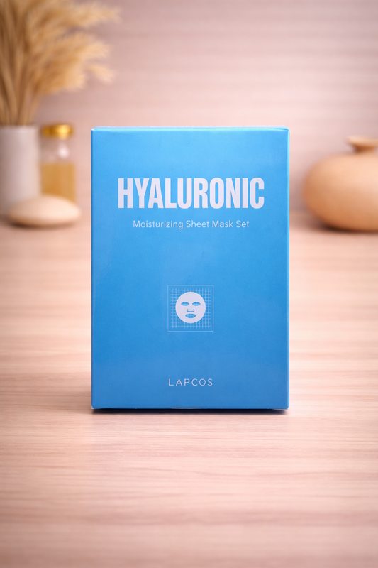 Sheet mask - Lapcos - Hyaluronzuur - 5 stuks