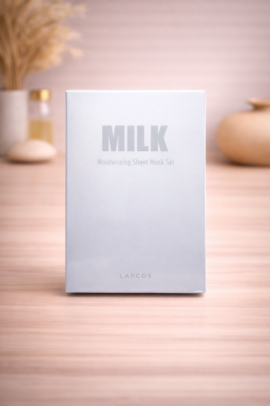 Sheet mask - Lapcos - Milk - 5 stuks