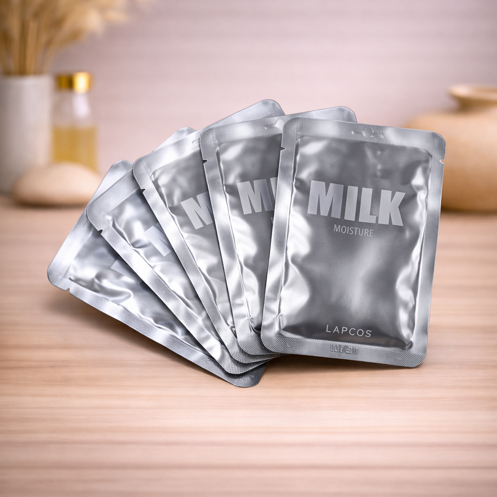 Sheet mask - Lapcos - Milk - 5 stuks