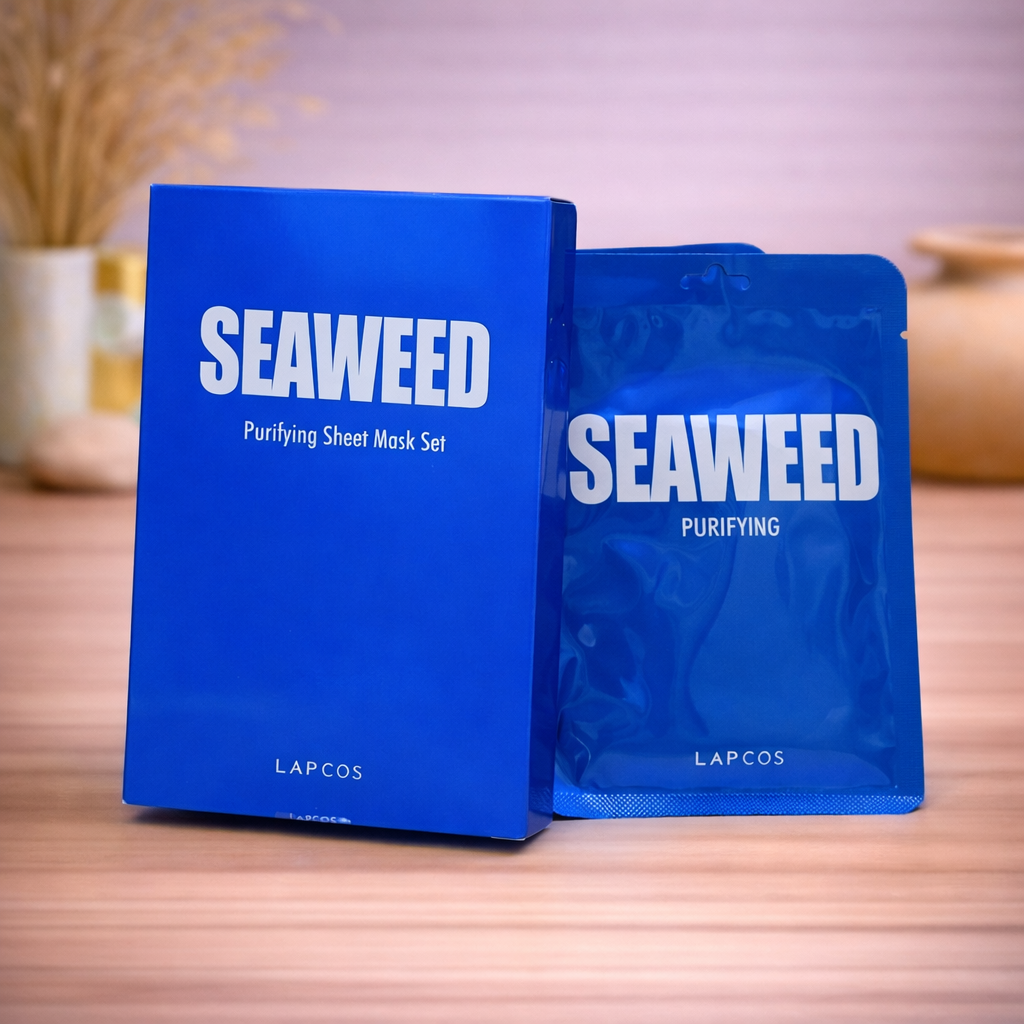 Sheet mask - Lapcos - Zeewier - 5 stuks