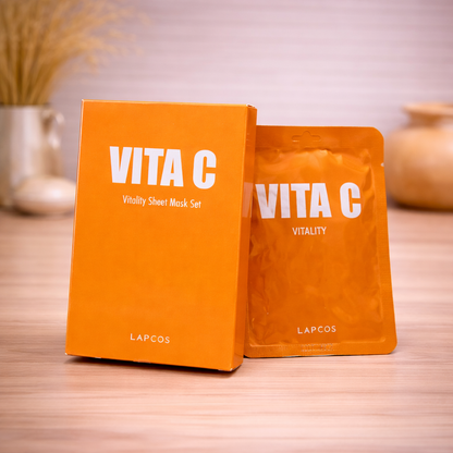 Sheet mask - Lapcos - Vitamine C - 5 stuks
