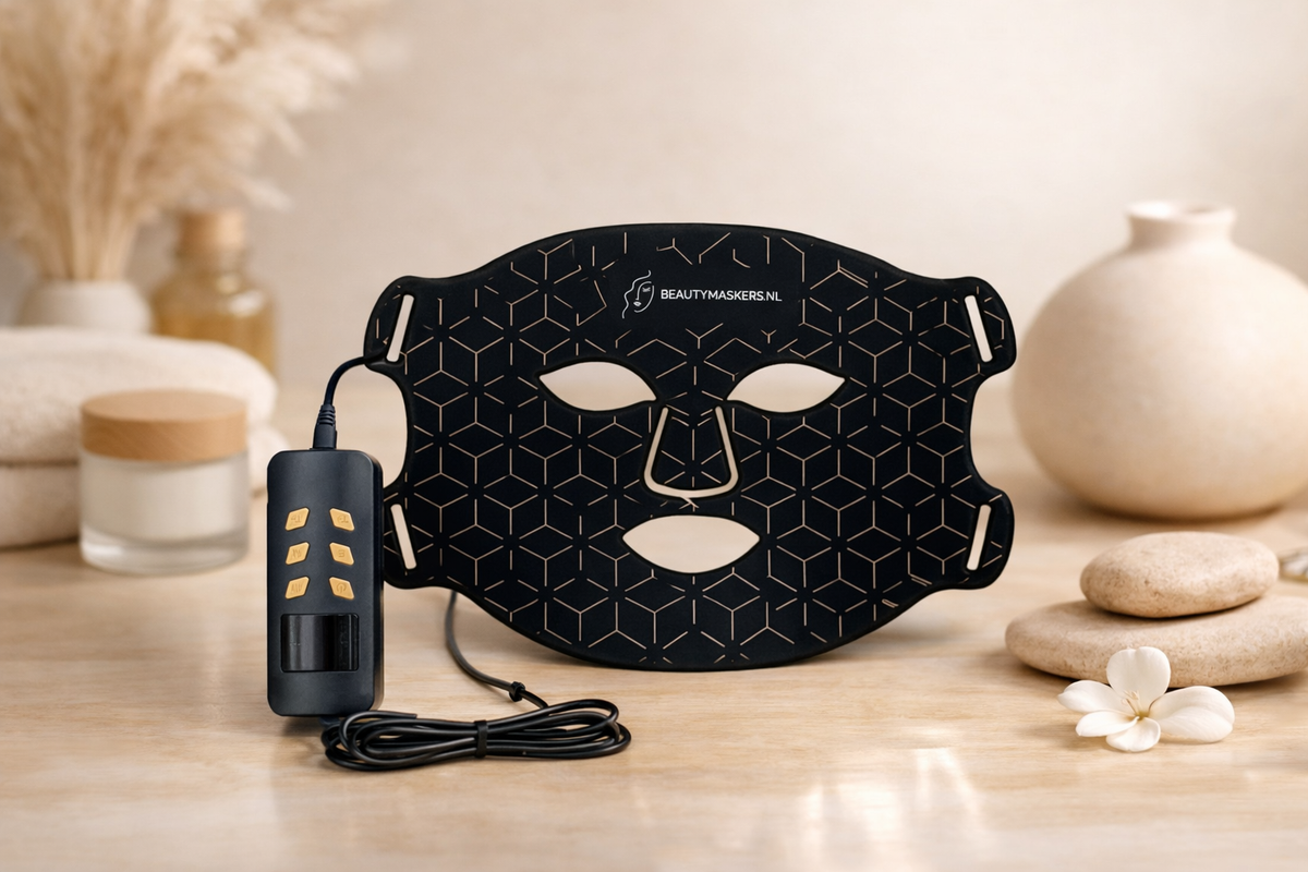 Led Masker LED gezichtsmasker flexibel Luxe - Huidverjonging - Lichttherapie ...