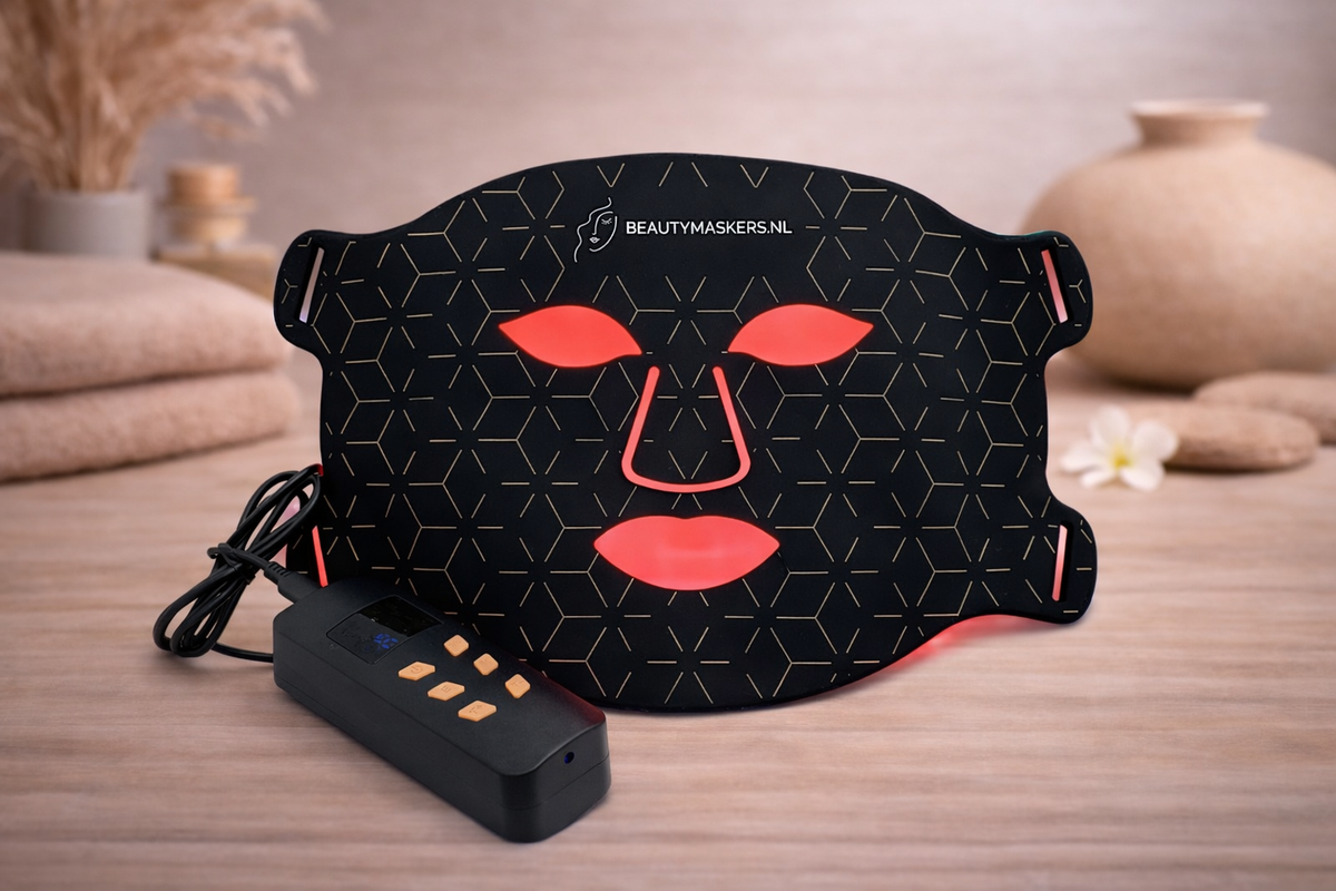 Led Masker LED gezichtsmasker flexibel Luxe - Huidverjonging - Lichttherapie ...