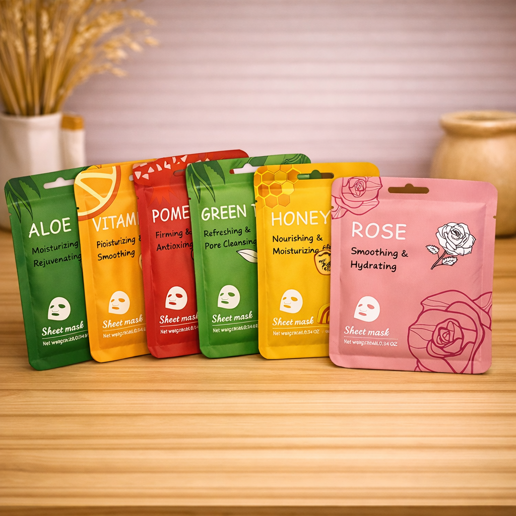 Sheet masks variatiepakket - 6 stuks