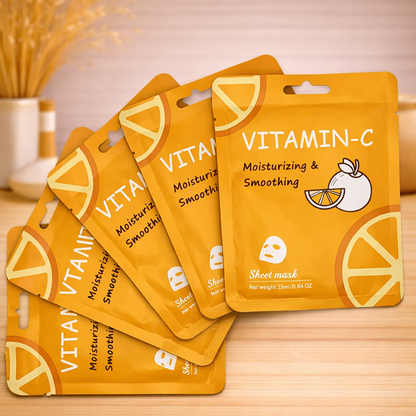 Sheet mask - Vitamine C - 6 stuks